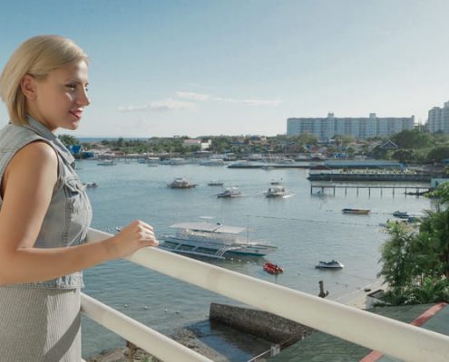 學校_宿霧_QQ_濱海校區 宿舍陽台外景 學校_宿霧_QQ_濱海校區 宿舍陽台外景